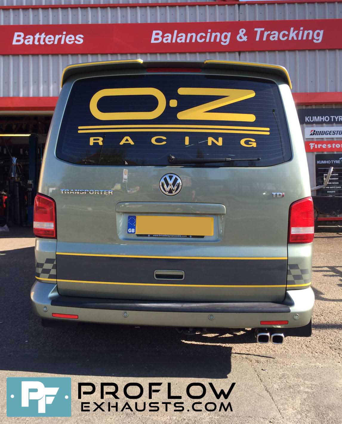 Vw Transporter T Fitted With Proflow Exhausts Custom Stainless Steel