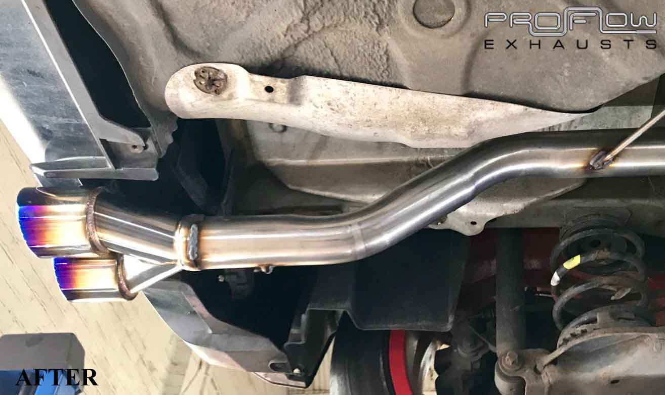 Alfa Mito Back Box Delete Stainless Steel Burned Effect Tailpipe