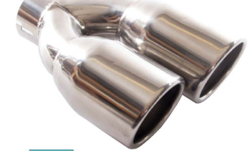 Proflow Exhausts Stainless Steel Twin Staggered Round Tailpipe TX036L/R