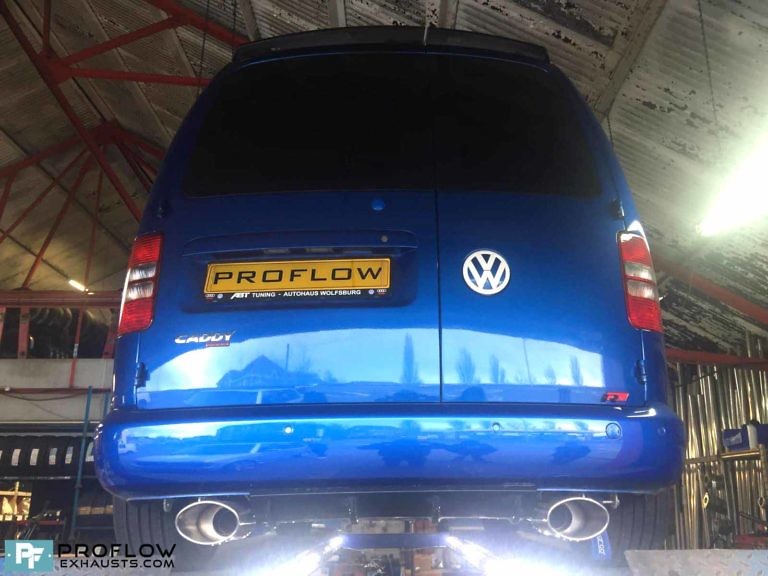 Proflow Mid and Rear Exhaust with Dual Exit for VW Caddy Proflow Exhausts