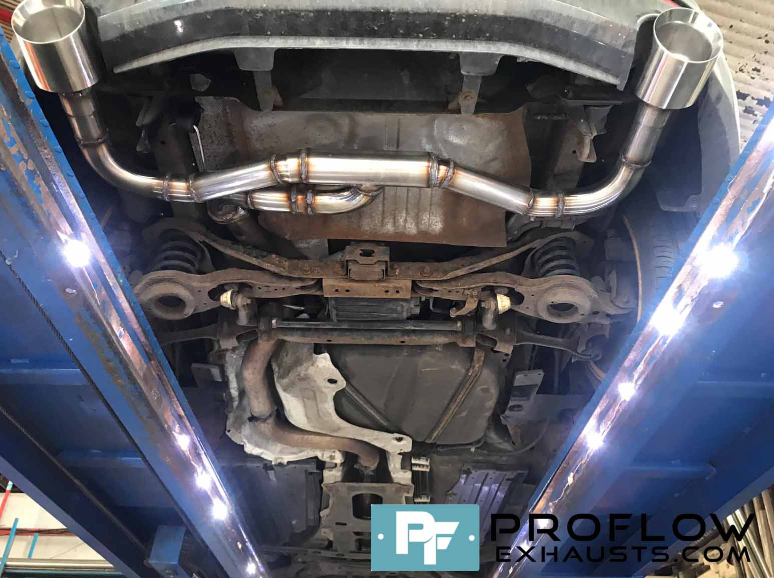 Proflow Custom Mazda 3 MPS Exhaust Daul Exit back box delete