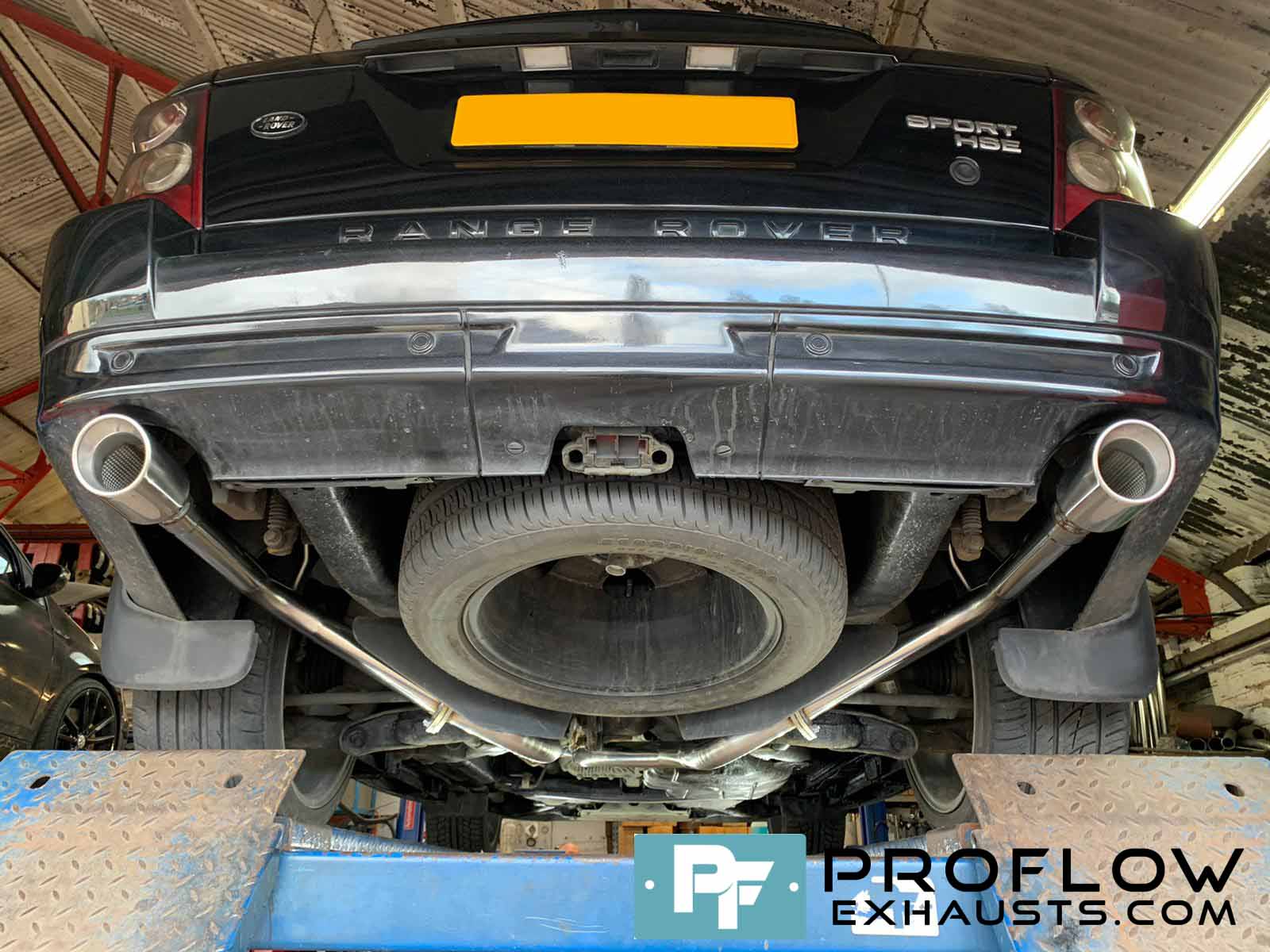 Range Rover Sport Custom Exhaust Stainless Steel Middle and Rear TX074