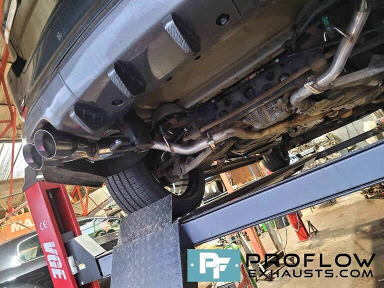 Proflow Custom Exhaust Stainless Steel Dual Exit Dual Back Boxes With Twin Tailpipes For Jeep 9316