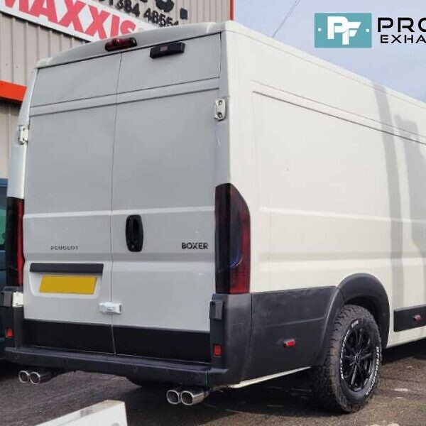 Proflow Exhausts Custom Built Stainless Steel Exhaust Middle And Rear For Peugeot Boxer Van (6)
