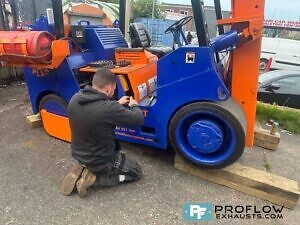 Proflow Exhausts Custom Built Stainless Steel Exhaust For A Fork Lift Truck (2)