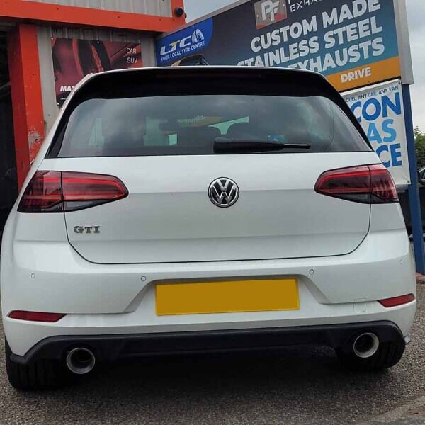 Proflow Exhausts Custom Built Stainless Steel Middle And Dual Rear With 3 Pipework For VW Golf GTi (2)