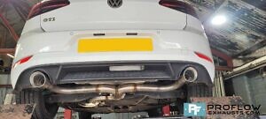 Proflow Exhausts Custom Built Stainless Steel Middle And Dual Rear With 3 Pipework For VW Golf GTi (3)