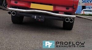 Mitsubishi L200 Custom Made Exhaust Middle And Dual Exit Rear Made From Stainless (