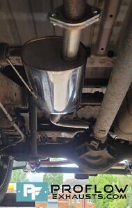 Mitsubishi L200 Custom Made Exhaust Middle And Dual Exit Rear Made From Stainless ( (5)