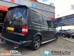 VW Transporter T5.1 Custom Made Stainless Steel Exhaust 3