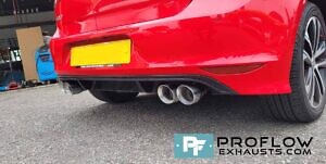 Proflow Custom Exhaust For VW Golf Dual Exit With Twin Tailpipes M ( (3)