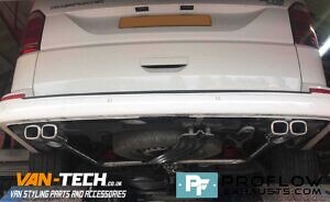 VW Transporter T5 Custom Exhaust Middle And Dual ( (3)