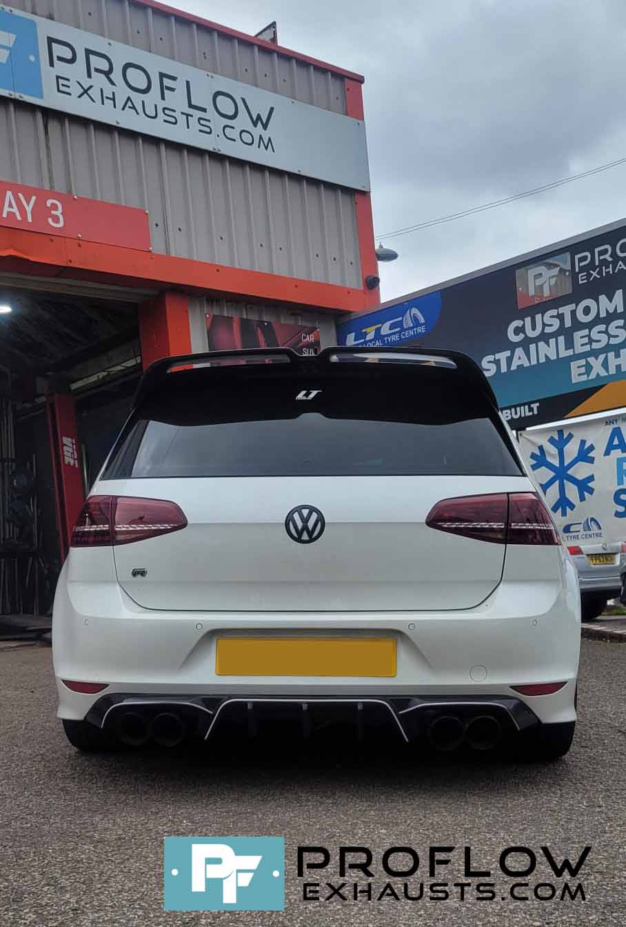 Golf R Middle And Rear Proflow Exhausts 4