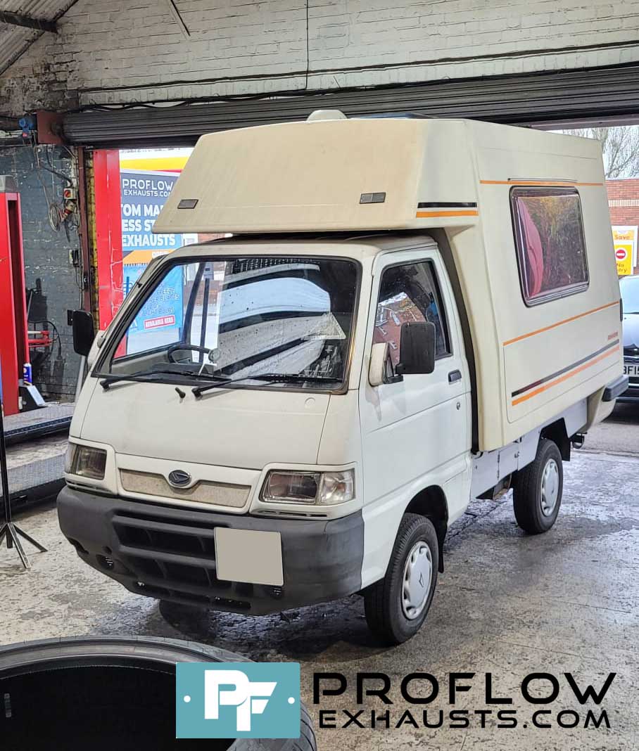 Daihatsu Hijet Proflow Exhausts Custom built Stainless Steel Exhaust Middle and Rear